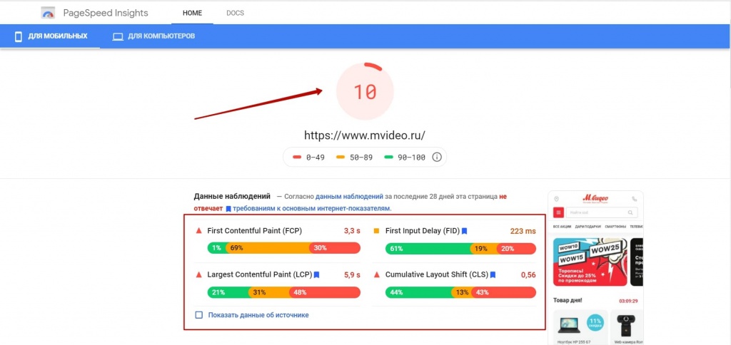 Индекс скорости загрузки страницы по Google Page Speed Индекс Google Page Speed отображает относительную скорость загрузки страницы
